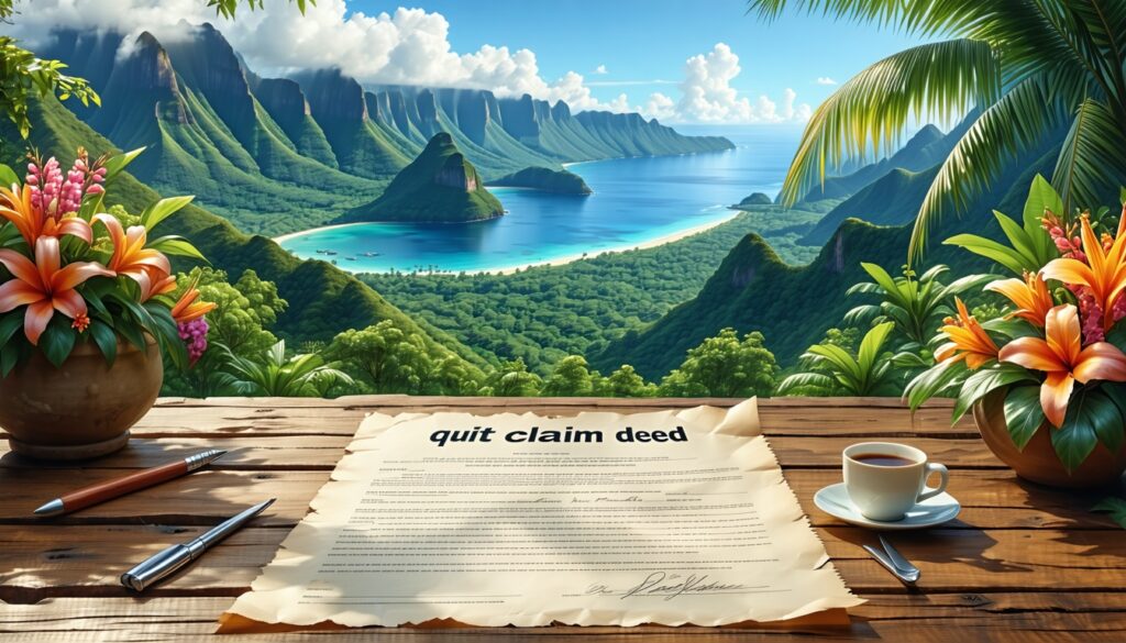 quit claim deed hawaii
