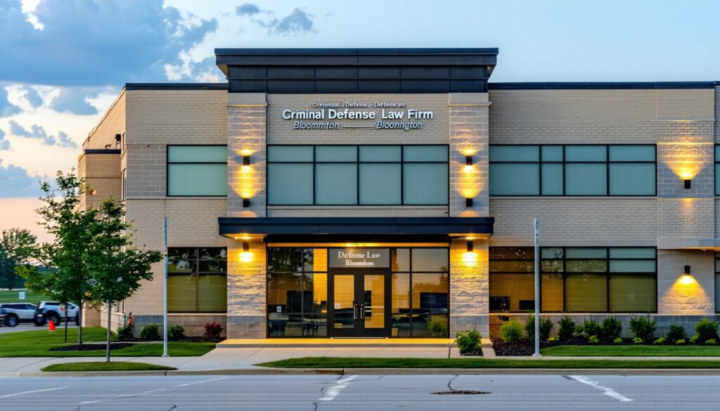 criminal defense law firm bloomington