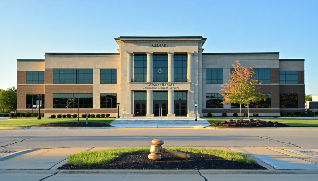 cedar rapids commercial litigation lawyers